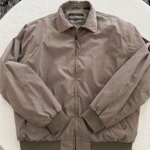 Members Only  Taupe Bomber Jacket